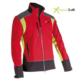 PSS X-Treme Shell Softhshell-Jacke rot/gelb 3XL