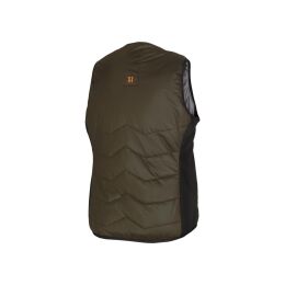 Härkila Heat V-Neck Heizweste Willow green/Black