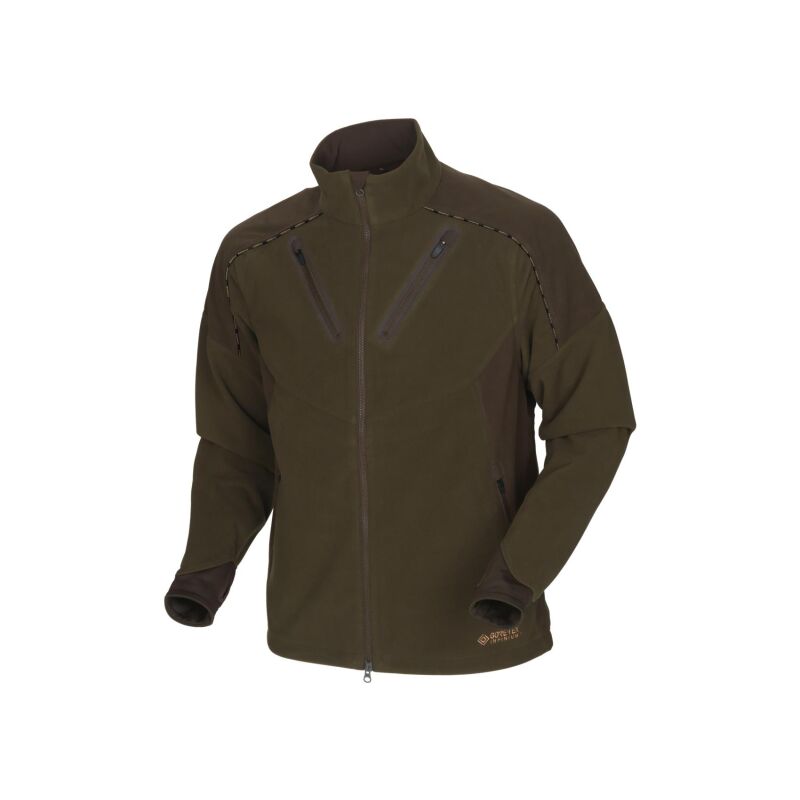 Hrkila Mountain Hunter Fleece Jacke Hunting green/Shadow brown XXL