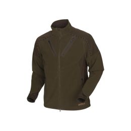 Hrkila Mountain Hunter Fleece Jacke Hunting green/Shadow brown XXL