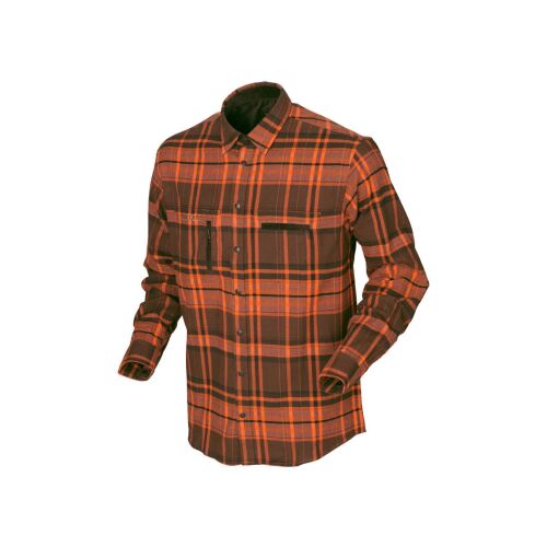 Härkila Eide Hemd Herren Orange check