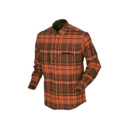 Hrkila Eide Hemd Herren Orange check 3XL