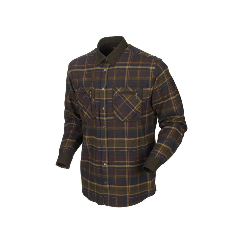 Hrkila Pajala Hemd Mellow brown Check S