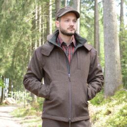 Icefox Herren Lodenjacke Keiler Braun