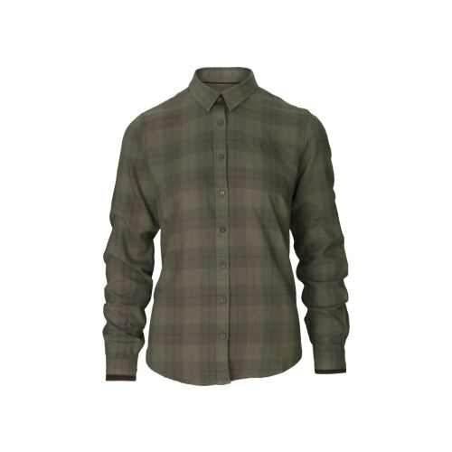 Seeland Range Bluse Pine Green check