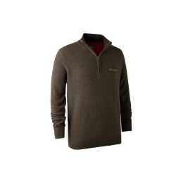 Deerhunter Hastings Zip Pullover Dark Elm