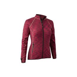 Deerhunter Lady Insulated Fleece Jacke Red melange 36
