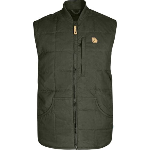 Fjällräven Herren Weste Grimsey Deep Forest S