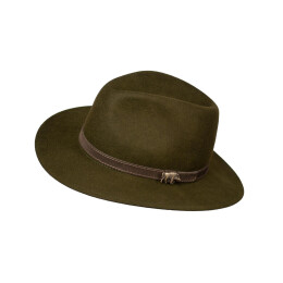 Hubertus Jagdhut mit Zierteil Keiler + Ohrensch&uuml;tzer 62