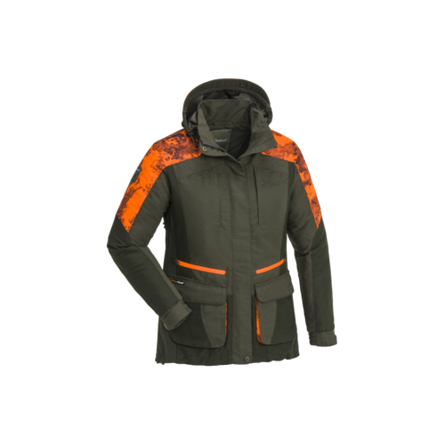 Pinewood Jagdjacke Damen Forest Camou Mossgreen / Strate Blaze L