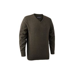 Deerhunter Brighton V-Hals Pullover S Green