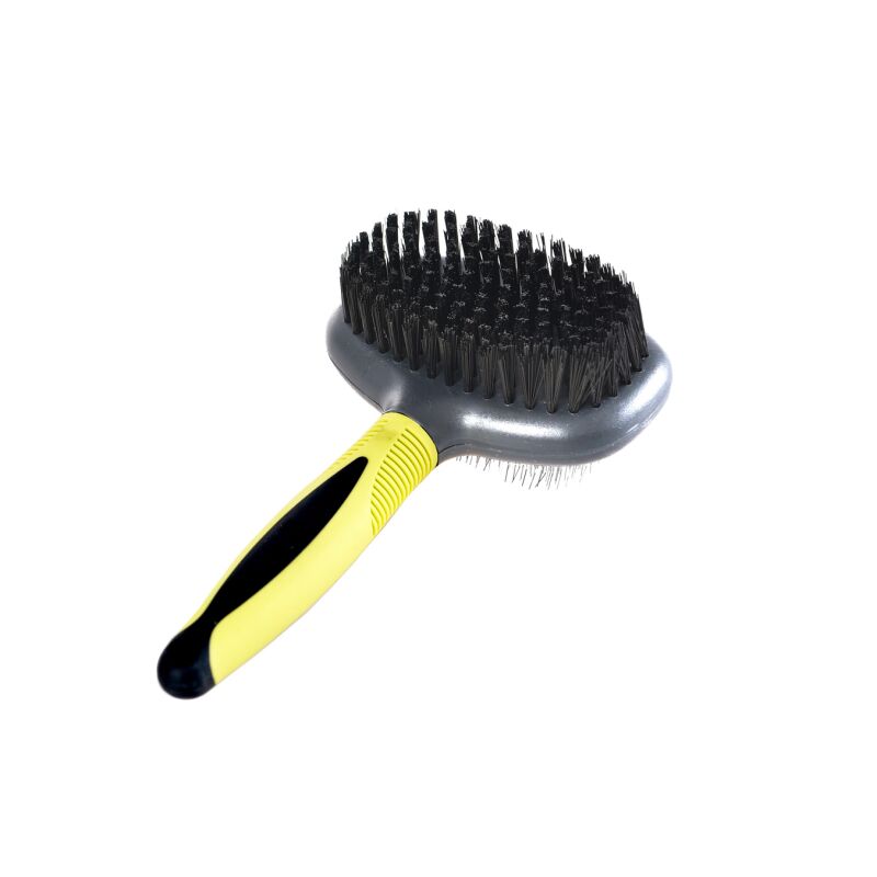 Farm-Land Fellpflegebrste 2 in 1, quer