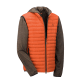 Blaser Herren Jacke Wenzel | Windlock | Wendbar | Terra Mélange/ Blaze Orange 2XL