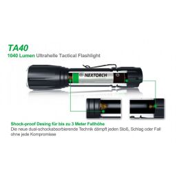 NEXTORCH Taschenlampe TA40 Set