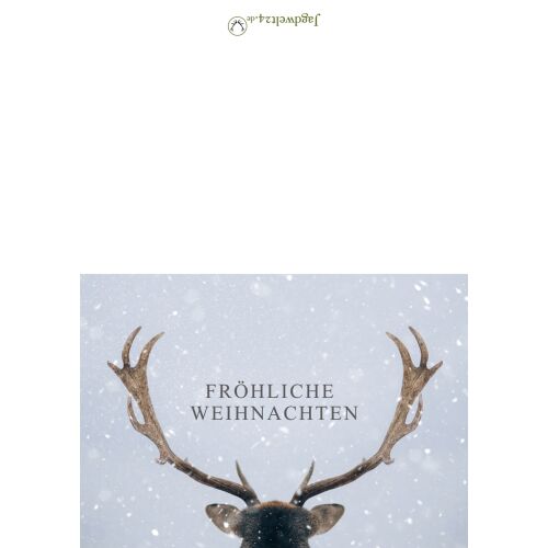 Weihnachtskarte "Hirsch" Fröhliche Weihnachten
