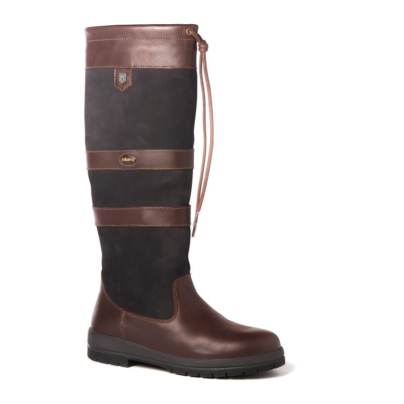 Dubarry Leder Damenstiefel Galway Slim Fit 39 Black/Brown