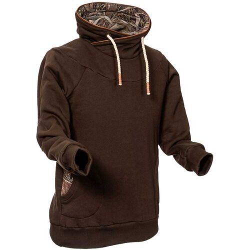 Camokönig Lieblingshoody Damenhoody braun