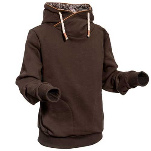 Camokönig Lieblingshoody Herrenhoody braun