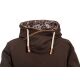 Camokönig Lieblingshoody Herrenhoody braun