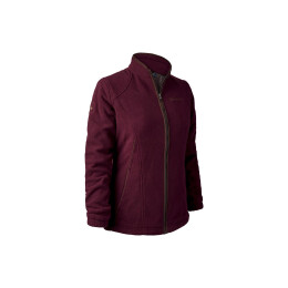 Deerhunter Fleece Jacke Lady Josephine mit Mebrane 36 Burgundy