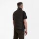 Deerhunter Herren Weste Moor Wattiert mit Strick Brown Leaf 2XL