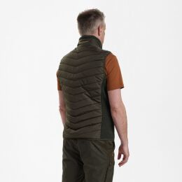 Deerhunter Herren Weste Moor Wattiert mit Strick Timber 2XL