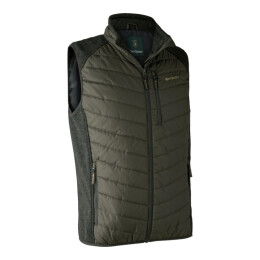 Deerhunter Herren Weste Moor Wattiert mit Strick Timber 4XL