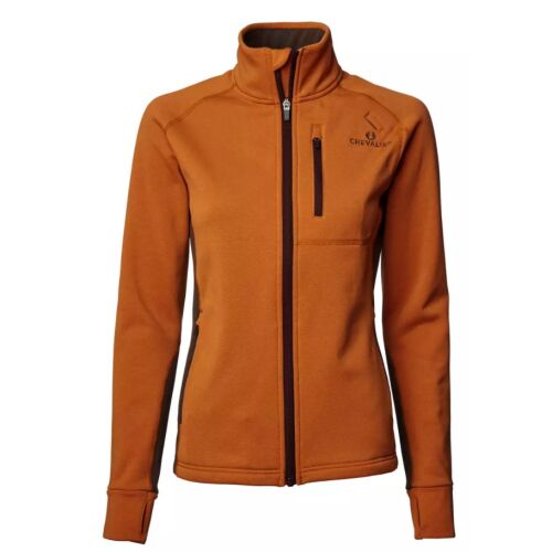 Chevalier Damen Fleecejacke Tay Orange/Braun