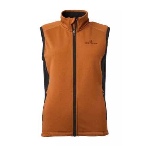 Chevalier Damen Fleeceweste Lenzie Orange/Braun