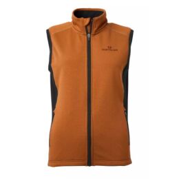 Chevalier Damen Fleeceweste Lenzie Orange/Braun