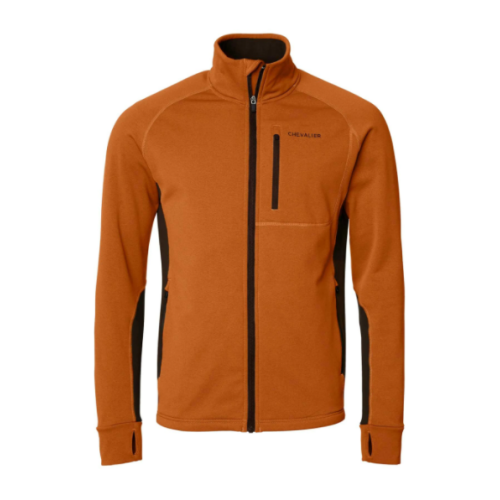 Chevalier Herren Jacke Tay Fleece Orange/Braun