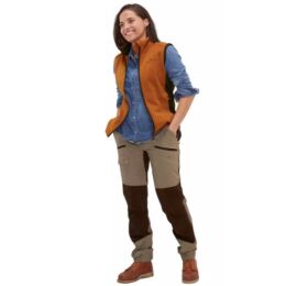 Chevalier Damen Fleeceweste Lenzie Orange/Braun 40W