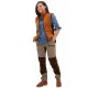 Chevalier Damen Fleeceweste Lenzie Orange/Braun 44W
