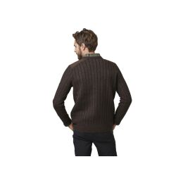 Chevalier Herren Pullover Fjord Plated RN Braun S