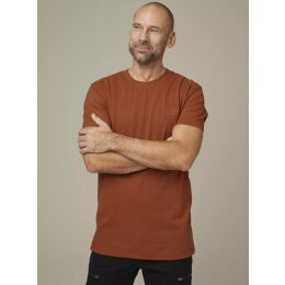 Chevalier Herren T-Shirt Whits Pique Tee Orange M
