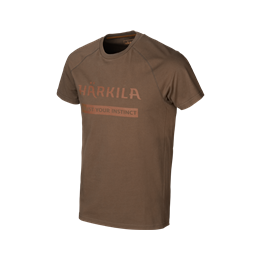 H&auml;rkila Logo T-Shirt 2er Pack Willow green/Slate brown