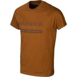 H&auml;rkila Logo T-Shirt 2er Pack Willow green/Rustique brown