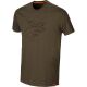 Härkila Graphic T-Shirt 2er Pack Willow green/Rustique Clay