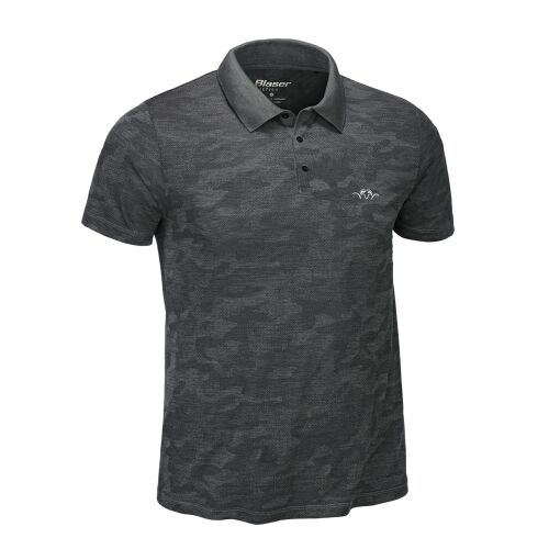 Blaser Herren Funktions Polo Hemd Mike Anthrazit S