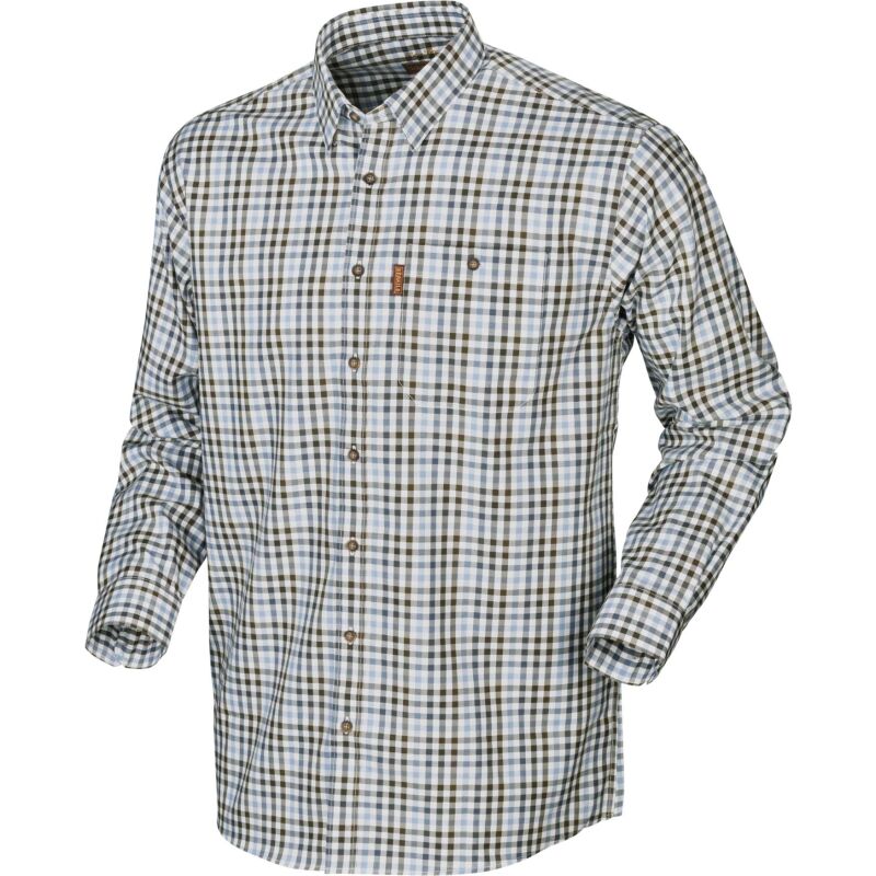 Hrkila Herren Hemd Milford Heritage blue check 4XL
