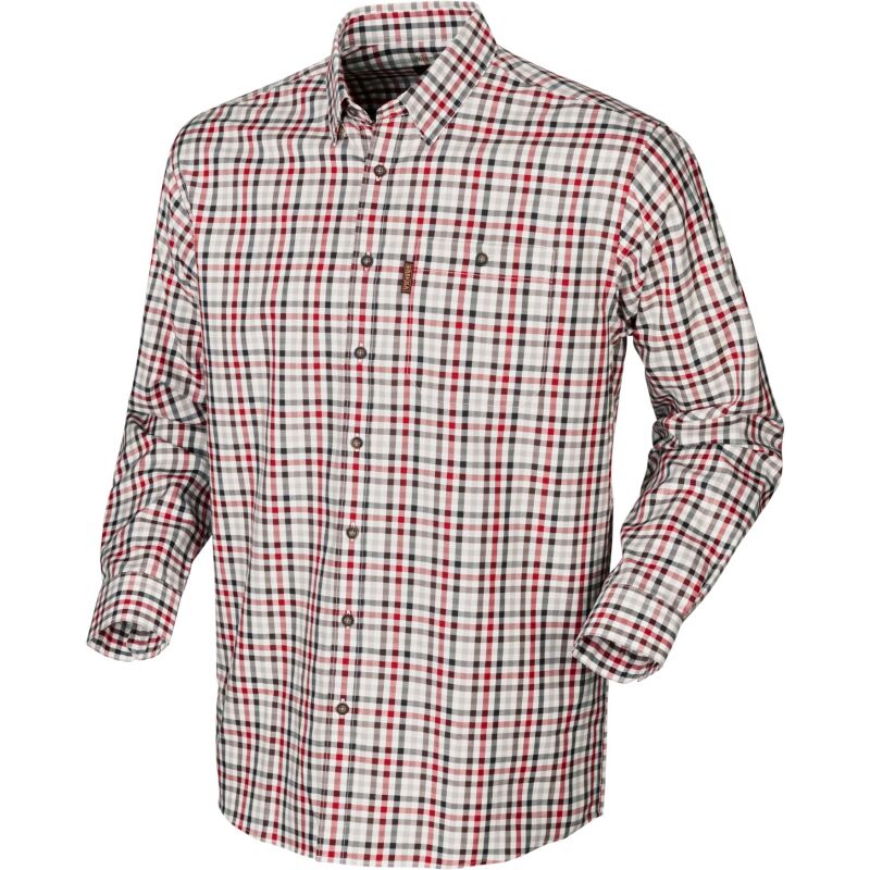 Hrkila Herren Hemd Milford Jester red check M