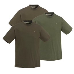Pinewood T-Shirt 3er Pack Gr&uuml;n/Braun/Khaki 4XL