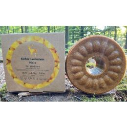 Wildlutscher Wild Leckstein Ser Mais mit gemahlenem Mais