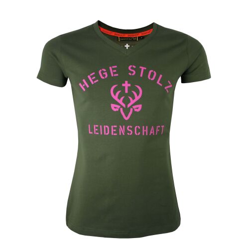 Jagdstolz Damen T-Shirt Girlie Hege, Stolz, Leidenschaft