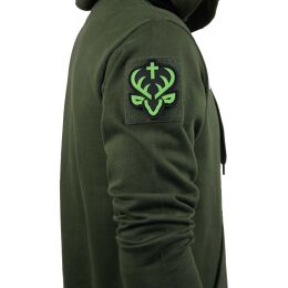 Jagdstolz Herren Hoodie College Green L
