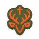 Jagdstolz Logo Patch Orange/ Green