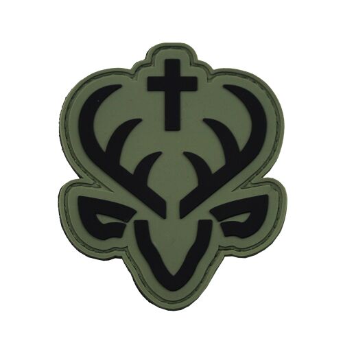 Jagdstolz Logo Patch Black/ Olive-Grey