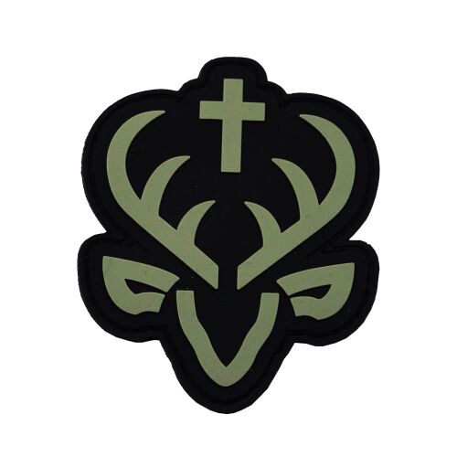 Jagdstolz Logo Patch Olive-Grey/ Black