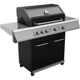 Grillf&uuml;rst Gasgrill G410E mit Edelstahl Rosten