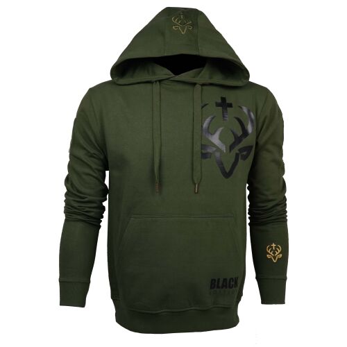 Jagdstolz Herren Hoodie Logo Black L